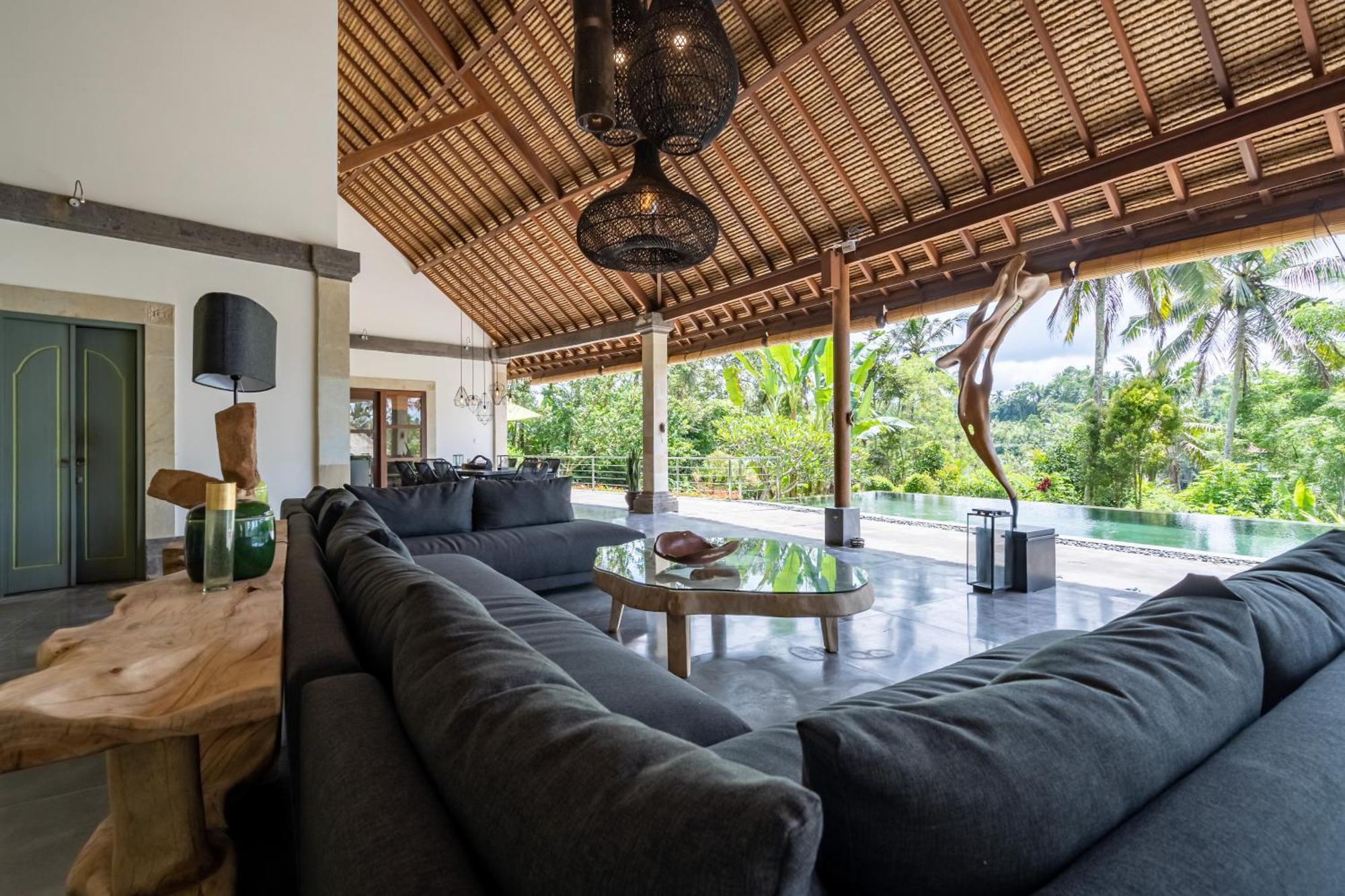 Villa Themma Jungle - Sumptuous 3Br Luxury Villa With Majestic Jungle View North Of Ubud Екстер'єр фото