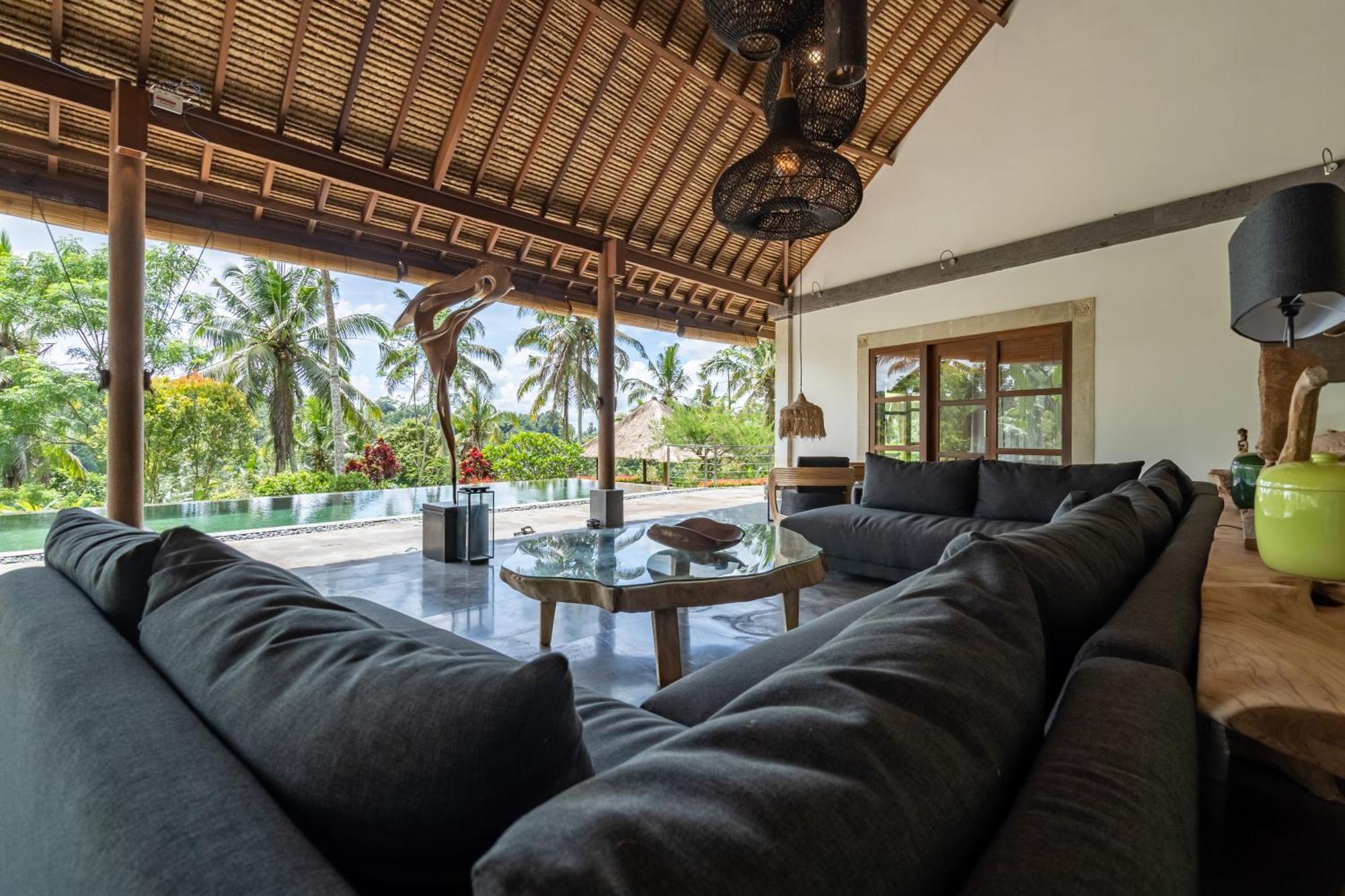 Villa Themma Jungle - Sumptuous 3Br Luxury Villa With Majestic Jungle View North Of Ubud Екстер'єр фото