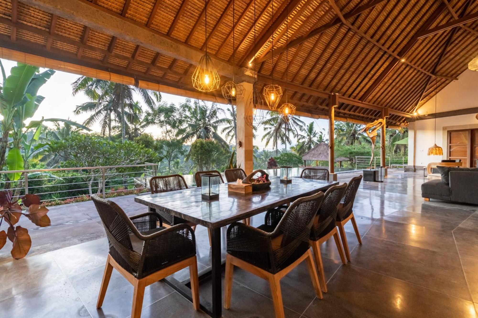 Villa Themma Jungle - Sumptuous 3Br Luxury Villa With Majestic Jungle View North Of Ubud Екстер'єр фото
